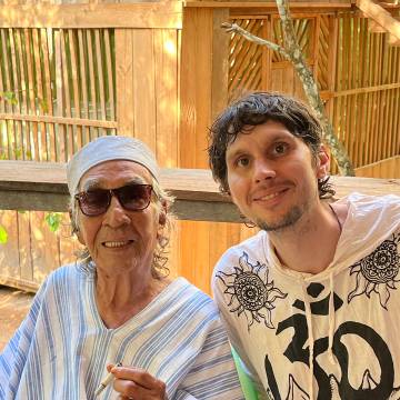 Angelo Haller with Agustin Rivas Vasquez